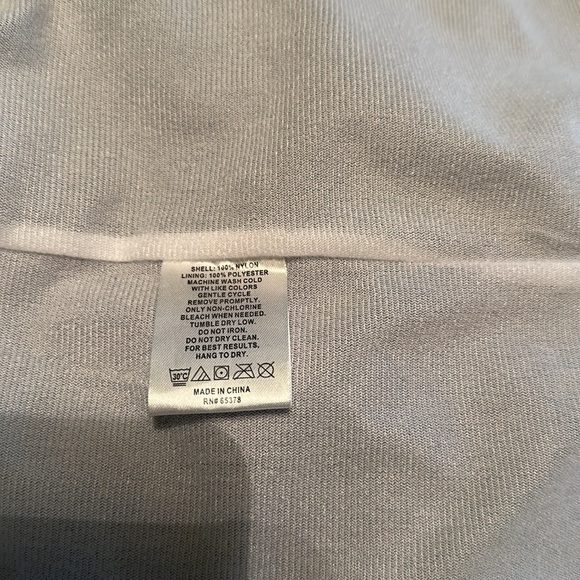 Navy Blue sweatshirt and matching lightweight windbreaker. - Picture 6 of 7